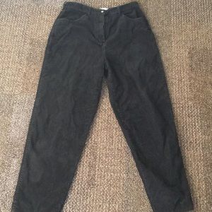 Black Corduroy Pants